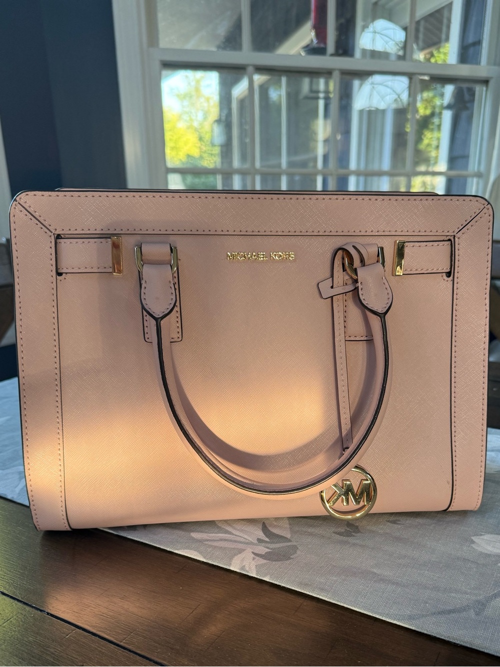 Michael kors lg Dillon satchel Blossom pink LNC